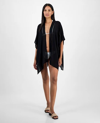 I.n.c. International Concepts Lace-Inset Topper, Exclusively at Macy's