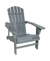 Coastal Bliss Painted Natural Fir Adirondack Chair