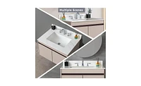 Vanity Top for Stylish Bathroom Countertop with Sink and Storage Space