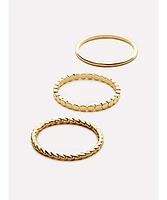 Ana Luisa - Gold Ring Set