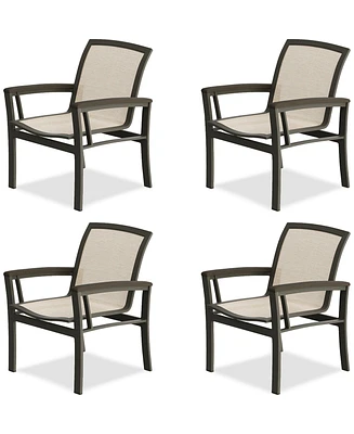 Bartow Outdoor Dining Chairs, Set of 4, Created for Macy's