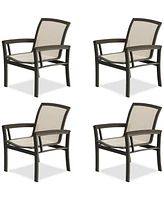 Bartow Outdoor Dining Chairs, Set of 4, Created for Macy's