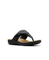 Clarks Collection Women's Laurieann Palm Flip-Flop Sandals