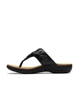 Clarks Collection Women's Laurieann Palm Flip-Flop Sandals