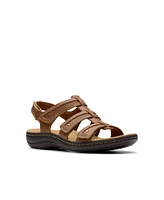 Clarks Collection Women's Laurieann Ivy Riptape Flat Sandals