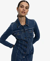 Sanctuary Women's Sculpted Denim Mini Dress