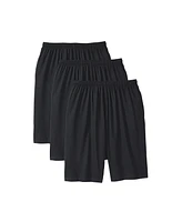 KingSize Men's Big & Tall Lightweight Extra Long Shorts 3-Pack