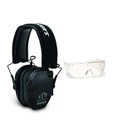 Walker's Razor Slim Shooting Muffs Kit (Black) with Otg Safety Glasses