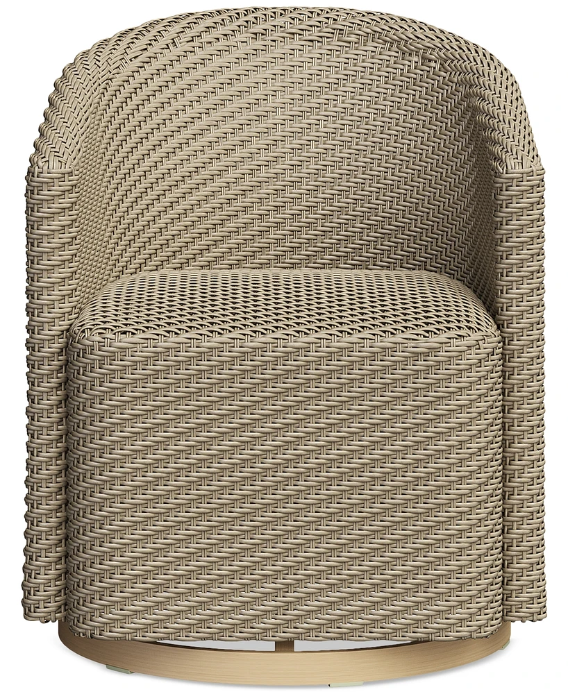 Reid Outdoor Dining Swivel Chair