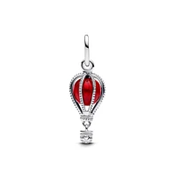 Pandora Hot Air Balloon Murano Glass Dangle Charms