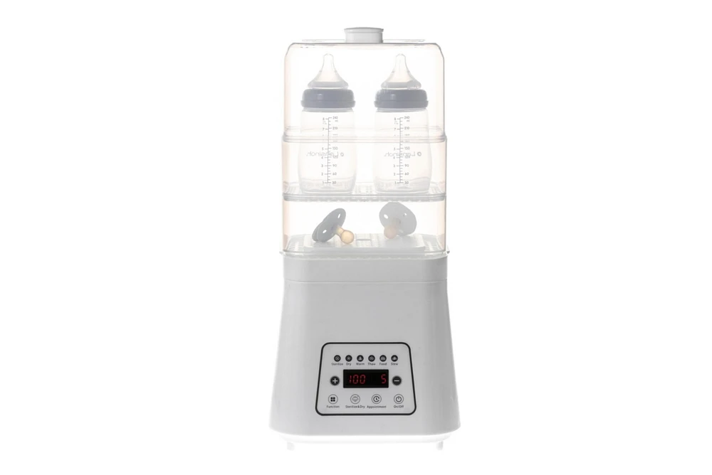 Premium Baby Bottle Sterilizer and Dryer, Fast Bottle Steamer & Newborn Bottle Cleaner, Efficient Bottle Sterilization Baby Bottle Steam Sterilizer