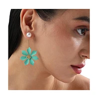 Floral Symphony Drop Earrings