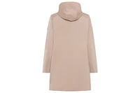 Olsen Women's Long Wind Repellant Hooded Jacket