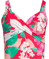 Lands' End Women's V-Neck Wrap Midkini Top