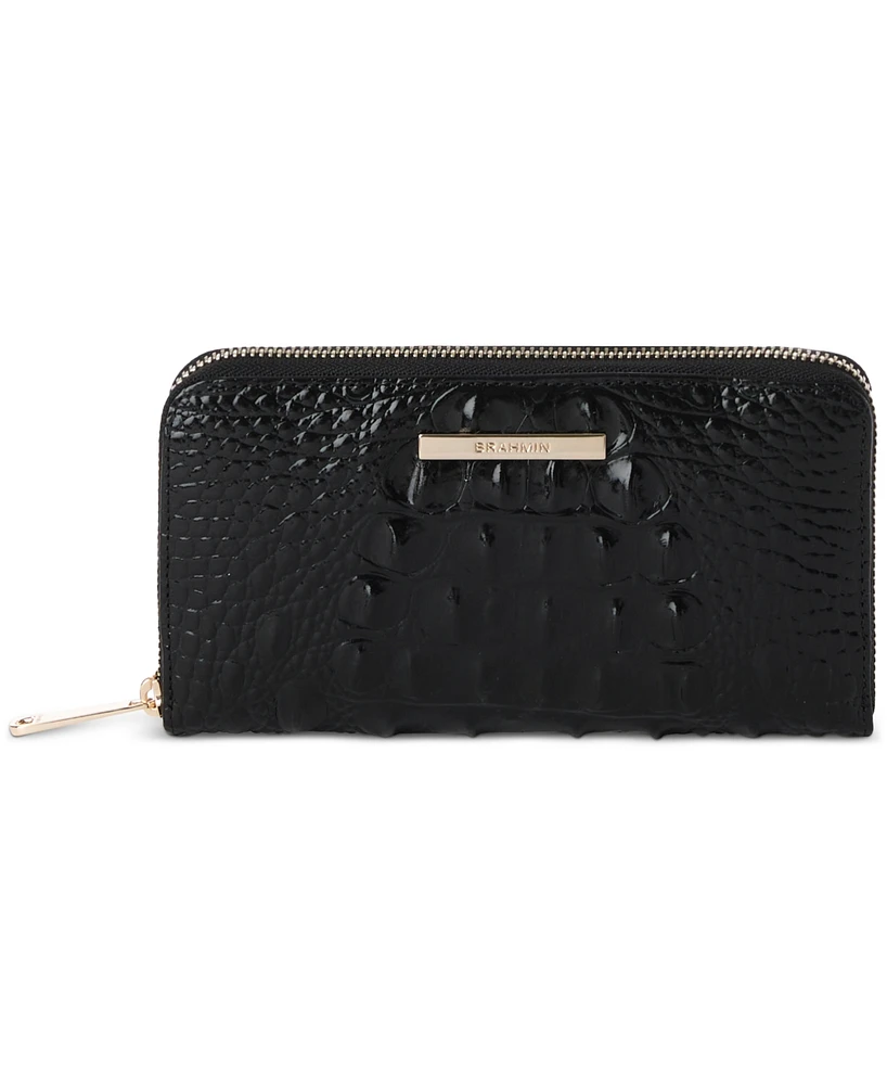 Brahmin Suri Melbourne Leather Zip-Around Wallet