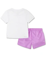 Nike Little Kids 2-Pc. Dri-fit Crewneck Tee & Short Set