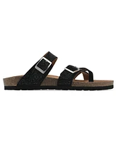 White Mountain Women's Grays Round Toe Flat Sandals