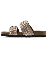 White Mountain Women's Hey Round Toe Flat Sandals