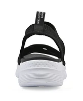 White Mountain Women's Charry Round Toe Flat Sandals