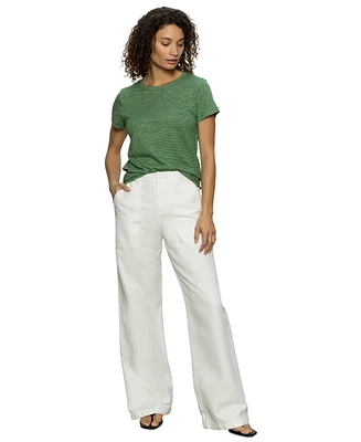 Sanctuary Women's Linen-Cotton Utility-Pocket Pants