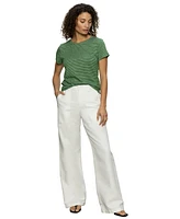 Sanctuary Women's Linen-Cotton Utility-Pocket Pants