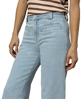 Sanctuary Women's Voyage Cropped Wide-Leg Jeans