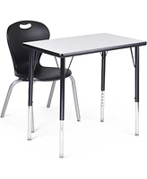 School Student Stack Chair - Luxurious and Comfortable Molded Seat with Robust Riveted Frame
