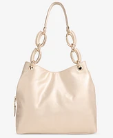 I.n.c. International Concepts Trippii Champagne Pearlized Medium Tote, Exclusively at Macy's