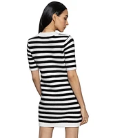 Sanctuary Women's Button-Front Knit Mini Dress