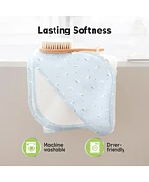 KeaBabies Luxe Baby Hooded Towel, Organic Bath Towels, Beach Towel for Newborn, Kids