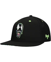 Lids Men's Black Venom Radioactive Glow-in-the-Dark Fitted Hat