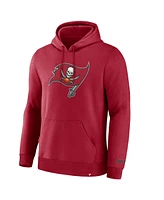 Fanatics Men's Red Tampa Bay Buccaneers Legacy Fleece Pullover Hoodie