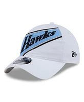 New Era Men's White Atlanta Hawks 2024/25 City Edition 9TWENTY Adjustable Hat