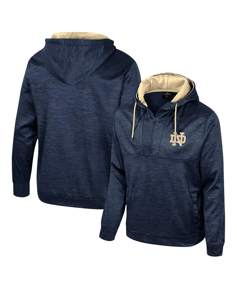 Colosseum Men's Navy Notre Dame Fighting Irish Cypher Half-Zip Hoodie