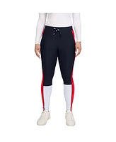 Wear by Erin Andrews Women's Navy/Red Houston Texans Color-Block Leggings