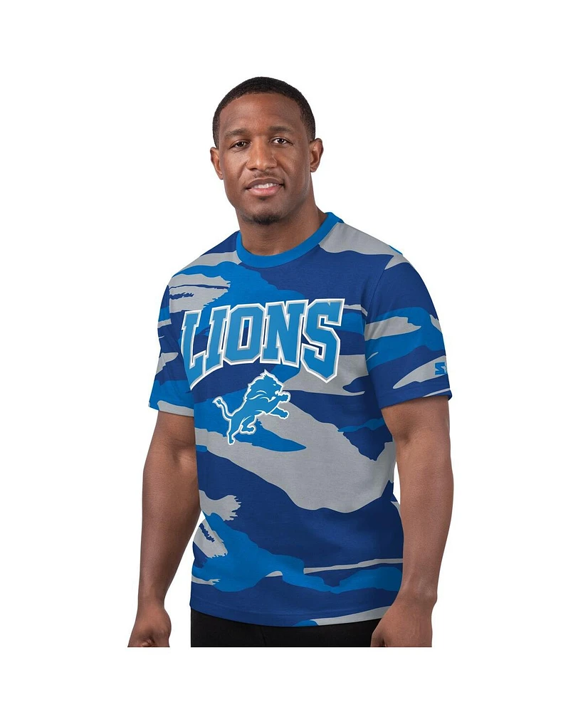 Starter Men's Gray Detroit Lions Thursday Night Gridiron T-Shirt