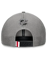 Fanatics Men's Gray New York Rangers Authentic Pro Home Ice Trucker Adjustable Hat