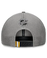 Fanatics Men's Gray Boston Bruins Authentic Pro Home Ice Trucker Adjustable Hat