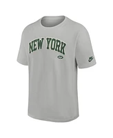 Nike Men's Silver New York Jets Rewind Max90 Statement T-Shirt