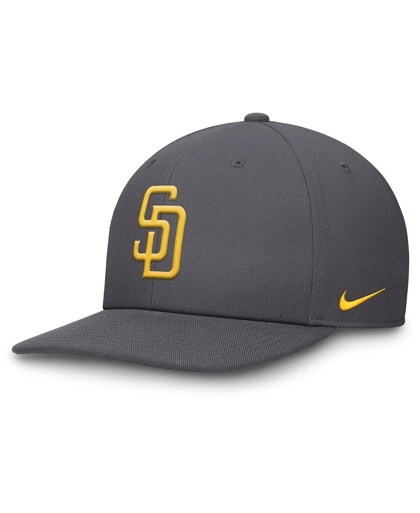 Nike Men's Gray San Diego Padres Pro Performance Snapback Hat