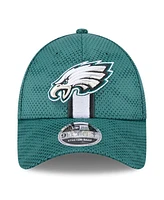 New Era Big Boys and Girls Midnight Green Philadelphia Eagles 2024 Nfl Sideline 9FORTY Stretch-Snap Hat