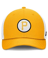 Nike Men's Gold Pittsburgh Pirates Cooperstown Collection Rise Trucker Adjustable Hat