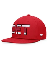 Fanatics Men's Red Detroit Red Wings Authentic Pro Team Rink Snapback Hat