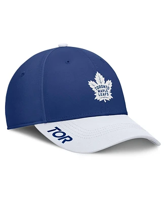 Fanatics Men's Blue/White Toronto Maple Leaf's Authentic Pro Rink Flex Hat