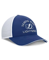 Fanatics Men's Blue/White Tampa Bay Lightning Authentic Pro Rink Trucker Hat