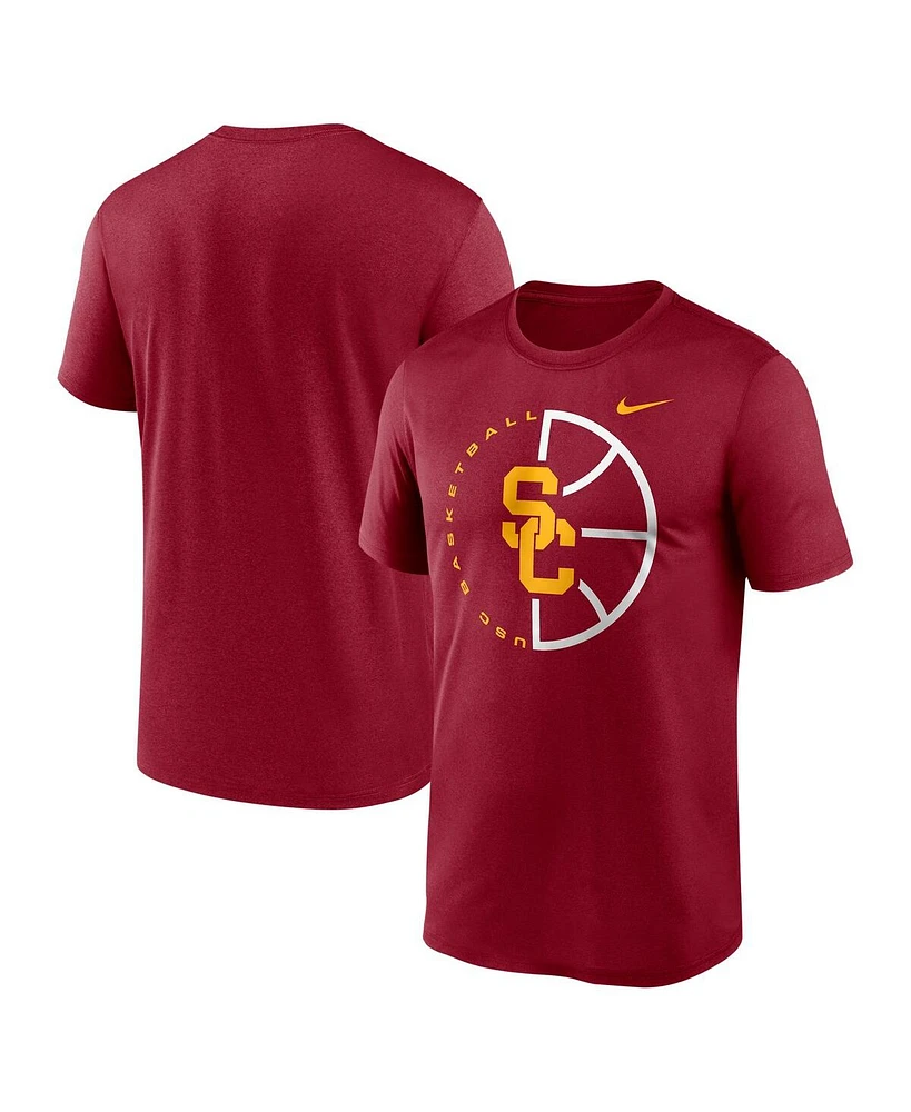 Nike Men's Cardinal Usc Trojans Legend Basketball Icon Performance T-Shirt