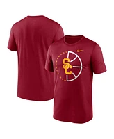 Nike Men's Cardinal Usc Trojans Legend Basketball Icon Performance T-Shirt