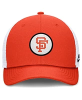 Nike Men's Orange San Francisco Giants Cooperstown Collection Rise Trucker Adjustable Hat