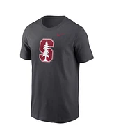 Nike Men's Anthracite Stanford Cardinal Primetime Evergreen Logo T-Shirt