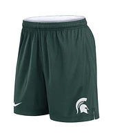 Nike Men's White/Green Michigan State Spartans Primetime Reversible Performance Shorts